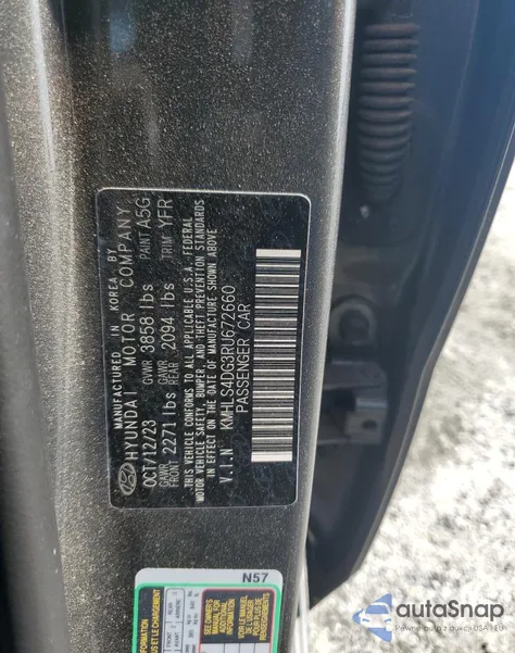 2024 Hyundai Elantra Sel из США, поврежденный, VIN KMHLS4DG3RU672660